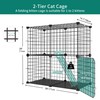 YITAHOME 2 Tier Large Indoor Cat Cage Crate, DIY Pet