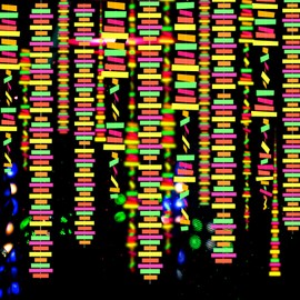 54feet UV Neon Streamers Glow Garland Stripe Hanging Glow in The Dark Glow Party Decorations Blacklight Reactive Fluorescent Black Light Party Kit Neon Party Supplies for Birthday Wedding