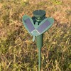 NOIAFZY 5Pcs Solar Yard Stake Fluttering Insects Solar or Battery