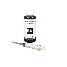 Refill Ink Kit 100ml for HP 63 60 62 61 94 95 57 99 56 901 Inkjet Printer Cartridges and Refillable Ink Cartridges-BK