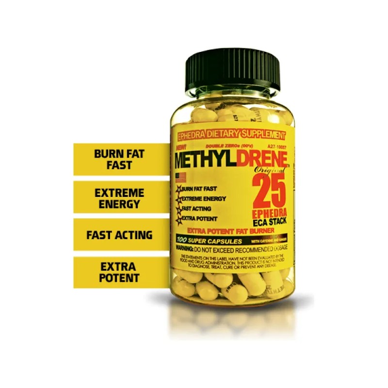 Cloma Pharma Methyldrene Amarillo 100 Capsulas