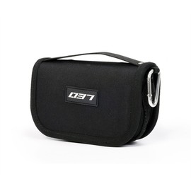 Toasis Fishing Lure Storage Wrap Bag Spinner Baits Wallet Case (Black)