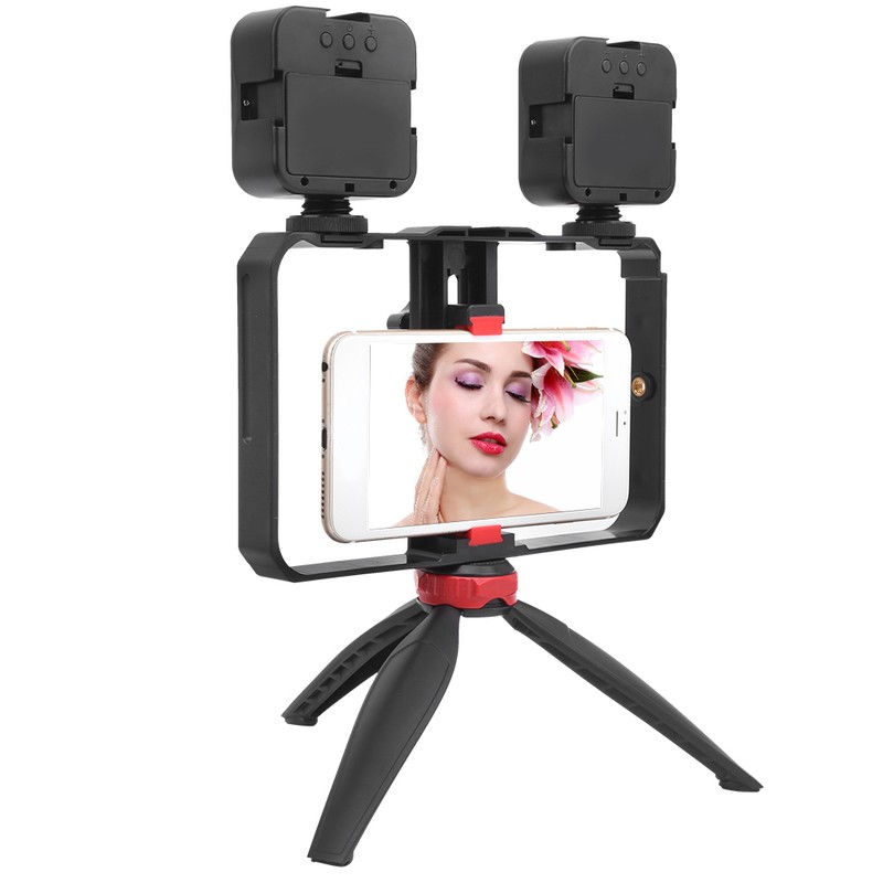 YELANGU Vlog Live Phone Photography Support Dual Light Video Shooting