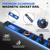 AKM TOOL 1/4 Inch Drive Magnetic Impact Socket Set, 11-Piece