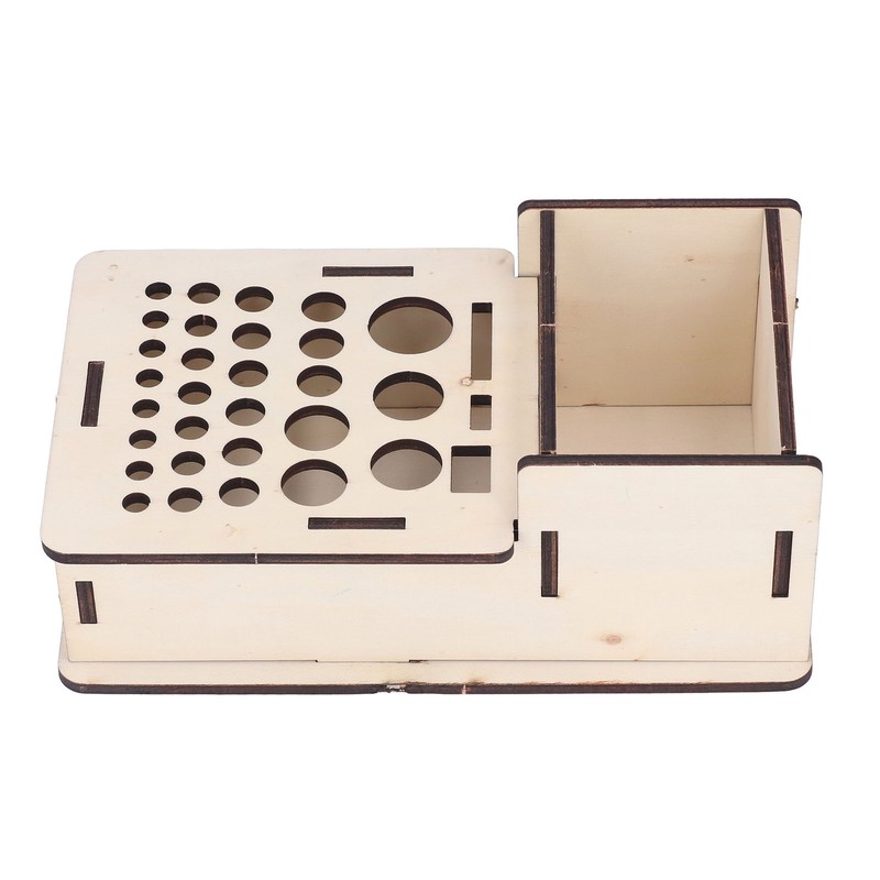 Leather Tools Storage Box Shelf Beech Leathers Craft Rack Stand