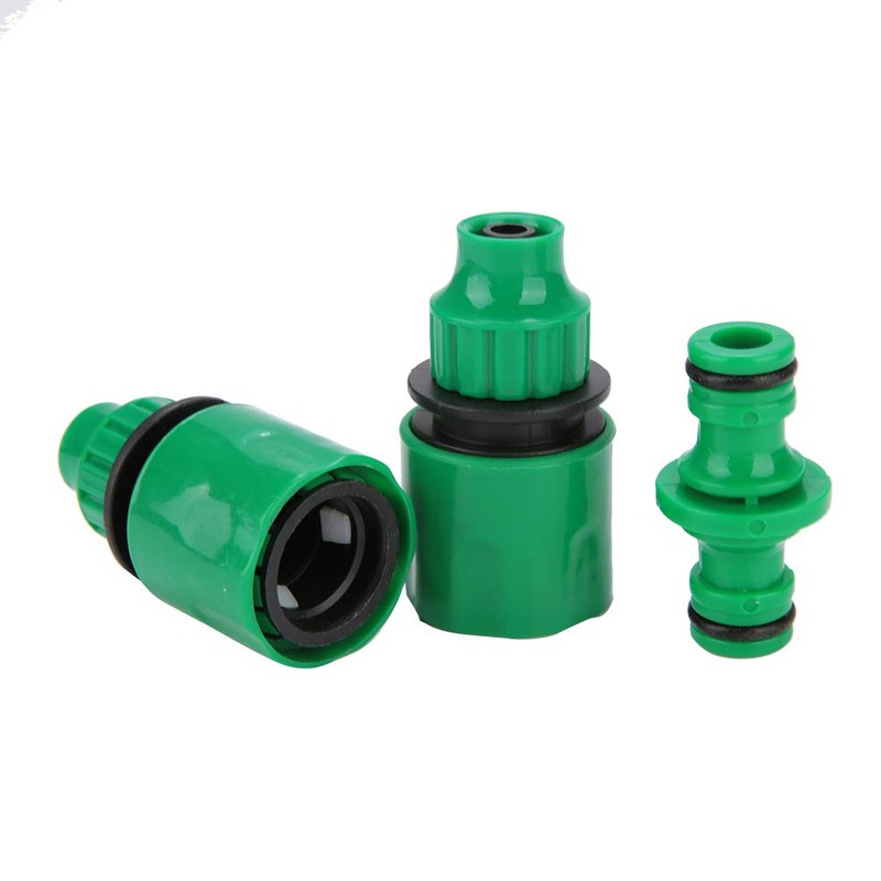 3Pcs 3/8 Hose Quick Connector Hose Adapter Hose Quick Connect