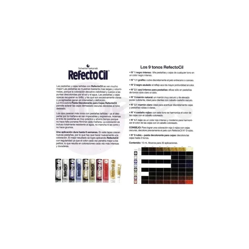 Refectocil Tinte Pestañas, Cejas Y Barba Castañonatural 15ml