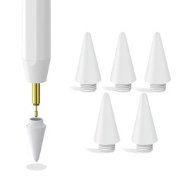 Replacement Pencil Tips for Evach Stylus Pen for iPad I706 White,5PCS White
