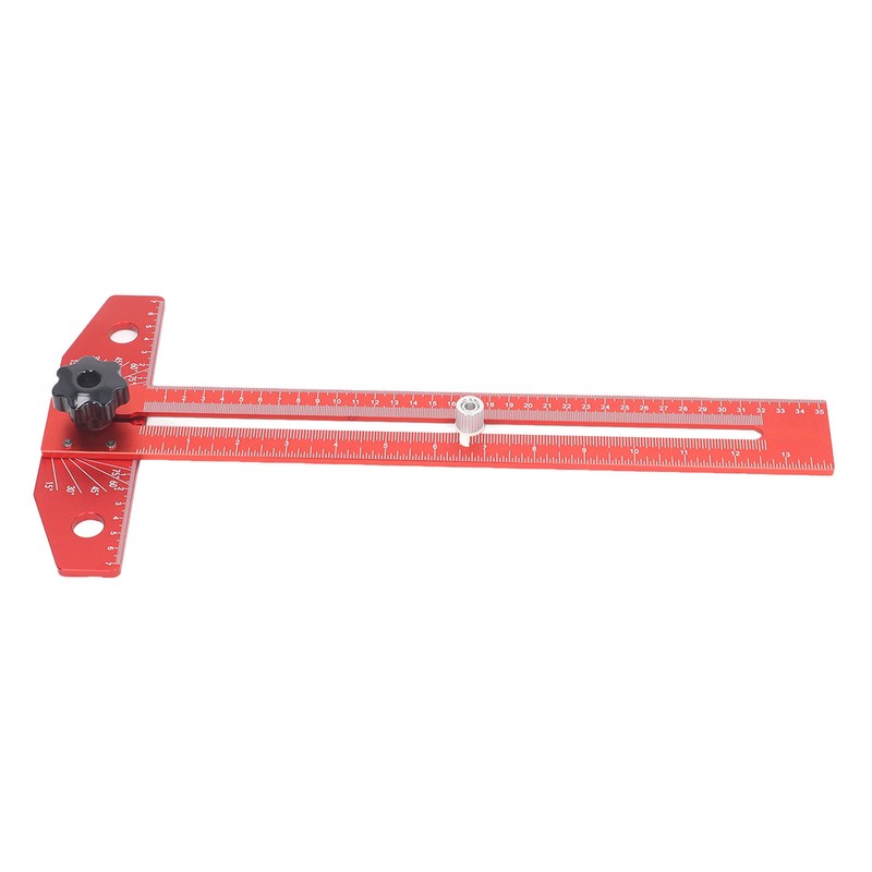 T Square Ruler Protractor for Crafting Aluminum Alloy Woodworking Scriber