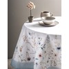Maison d' Hermine Ice Florals 100% Cotton Tablecloth Kitchen Dining