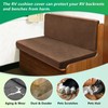 molasofa Leather Like RV Dinette Cushion Covers, RV Booth Seat