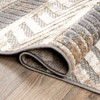 Rugshop Distressed Geometric Indoor/Outdoor 2' 7" X 6' Beige