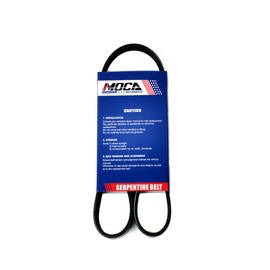 MOCA 4PK1050 EPDM Serpentine Belt Fits 95-03 Toyota Tacoma 3.4 L V6 Gas DOHC & 99-00 Suzuki Esteem 1.6L L4 Gas SOHC
