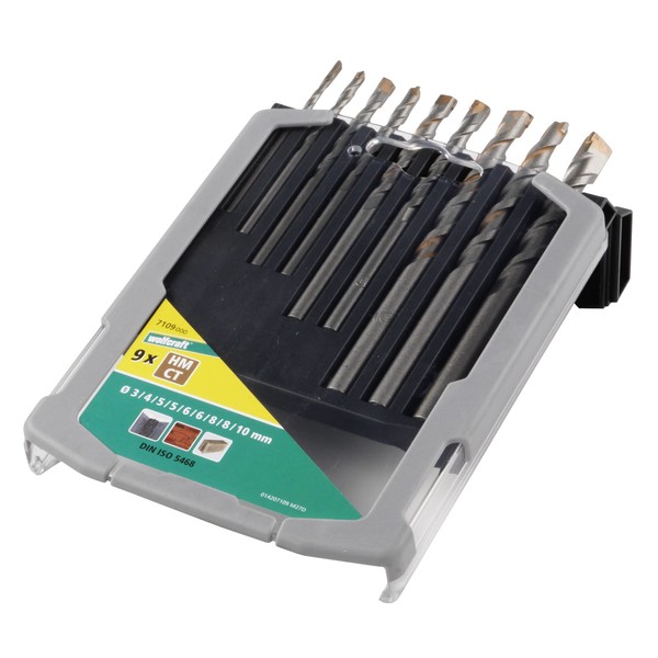 Wolfcraft 7109000 Drill Edges, Set of 9