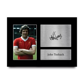 HWC Trading A4 John Toshack Liverpool Gifts Printed Signed Autograph Picture for Football Fans and Supporters