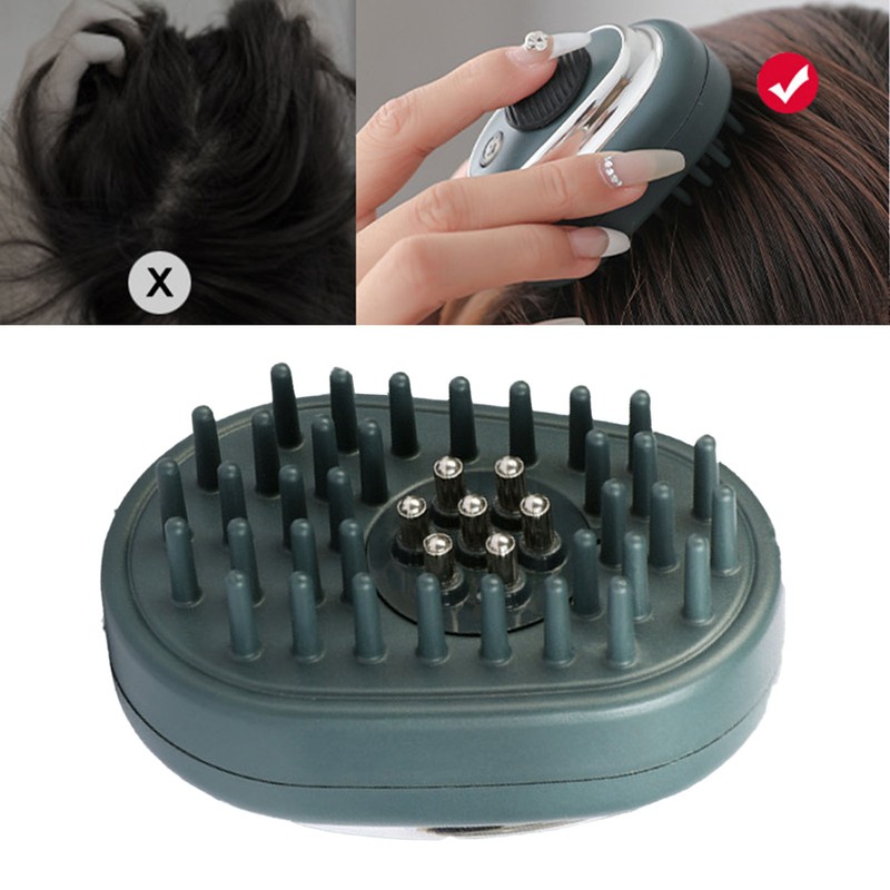 Scalp Applicator Comb Metal ABS Portable Electric Hair Treatment Head