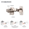 DecoBasics Full Overlay Soft Close Cabinet Hinges for Kitchen Cabinets