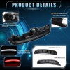VANKUB Front & Rear LED Side Marker Lights for Dodge