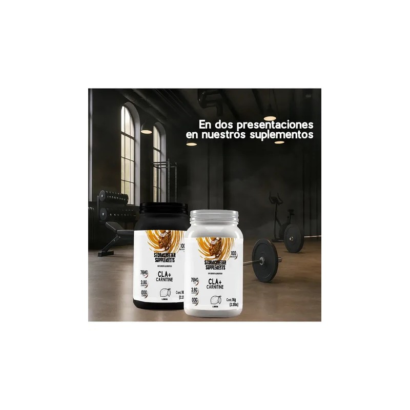 Cla + Carnitina Suplemento Stormcheetah 1kg Polvo 100servis