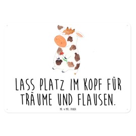 Mr. & Mrs. Panda DIN A6 Tin Sign Cow Gift Farmer, Yard Animals, Farm, Motivation, Decorative Sign, Farmer, Door Sign, Wall Sign