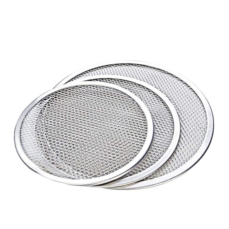 CENPEK 3PCS Bakeware Accessories Pizza Screen Aluminum Alloy Non Stick