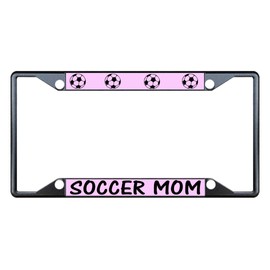 Fastasticdeals Soccer Mom License Plate Frame Tag Holder Cover