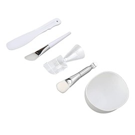 Herramienta para mascarilla facial DIY, Juego de cuencos para mezclar mascarillas faciales, Con cepillo de silicona, cepillo de cerdas suaves, tazón p