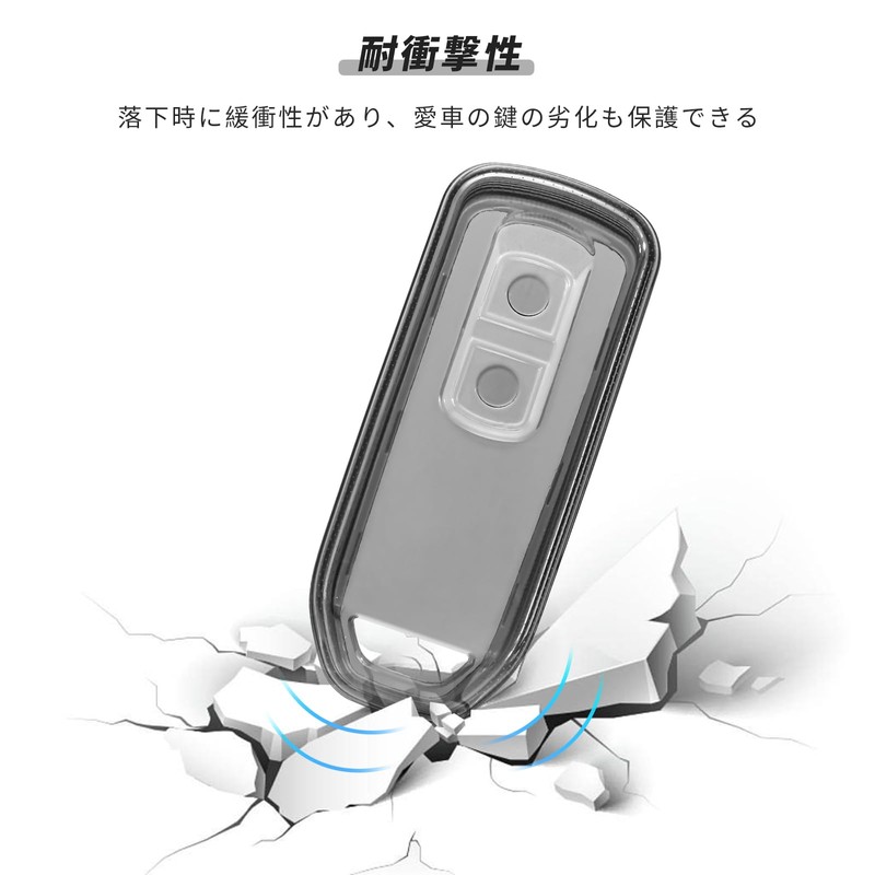 OFFCURVE Honda NBOX Smart Key Case, Transparent Case, For Honda