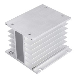 Three-Phase Solid State Relay Heatsink SSR Derivative Aluminium Heatsink, Radiator Fan Assembly