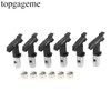 Topgageme Professional Airless Paint Spray Tips Set, T-Shaped, Black and