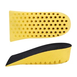 Height Increase Insoles Invisble Shoes Heel Inserts Heel Elevator Lifts Shock Absorption Heel Cushions Soft Breathable Shoe Insoles for Men Women 3.5cm