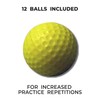PrideSports Practice Golf Balls, Foam, 12-Count, Yellow