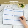 AUAUY A5 Weekly Planner Notebook, 18 Month Diary from Jan.2025