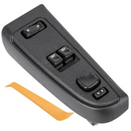 Rldym Upgrade Power Window Master Switch with Bezel Trim Assembly Left Driver Side 15883318 for 2003-2007 Chevy Silverado & GMC Sierra 1500/2500/3500, Replace# DWS-226 920-023 10398563 15112970