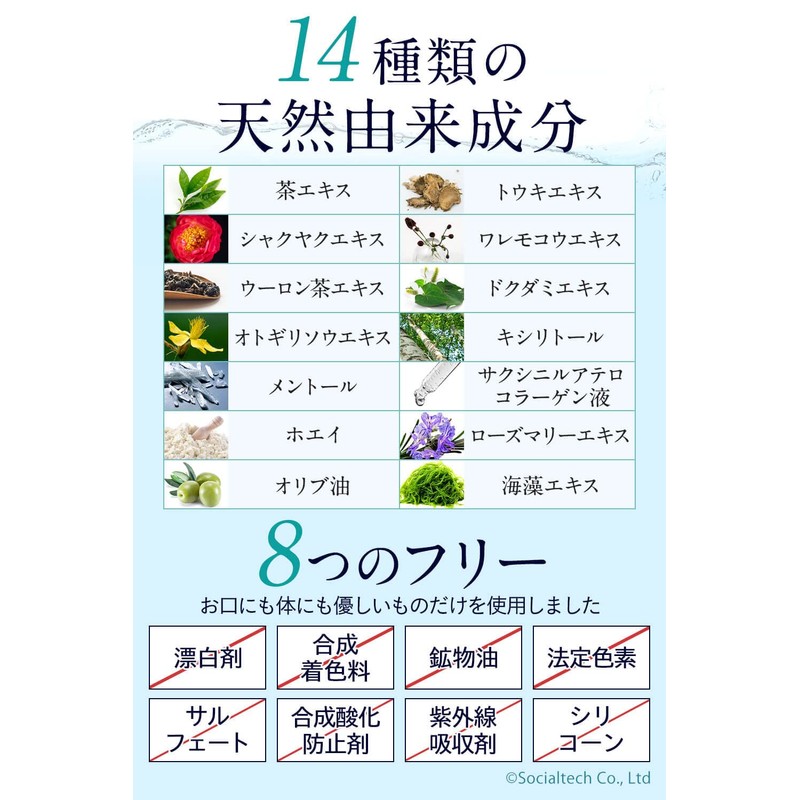 医薬部外品 ブレスマイル（BRESMILE） ブレスマイルウォッシュ 270ｍL×1袋 マスクケース付き マウスウォッシュ ホワイトニング 口臭 予防 液体歯磨き