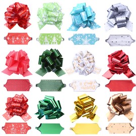 CCINEE Pull Bows Gift Ribbon Bows for Birthday St. Valentine's Day Present Wrapping Pack of 24