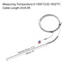 QUARKZMAN K Type Thermocouple Temperature Sensor Probe 3 x 200