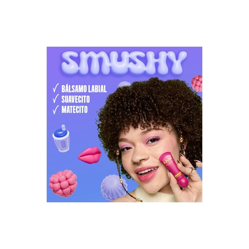 NYX Professional Makeup, Smushy Bálsamo de Labios Matte - Tono