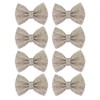 8pcs Bow Shoe Clips Detachable Bowknot Shoe Buckle Decorative Removable