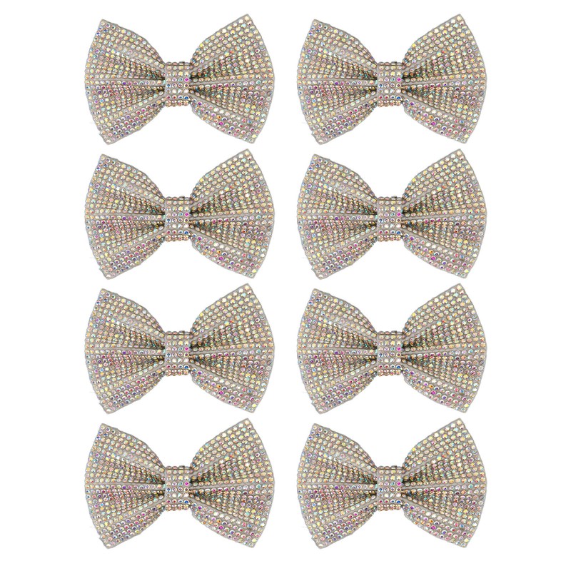 8pcs Bow Shoe Clips Detachable Bowknot Shoe Buckle Decorative Removable