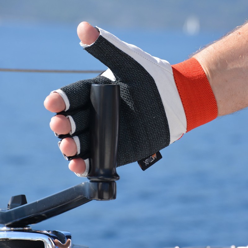 Sailing gloves with Kevlar® reinforced palms Size: XL