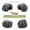 Reptile Rock Cave Hideouts Terrarium Habitat Decor Gecko Tank Accessories