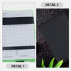 Baluue 1set Golf Scorecards Holder Pu Leather Golf Scoring Book