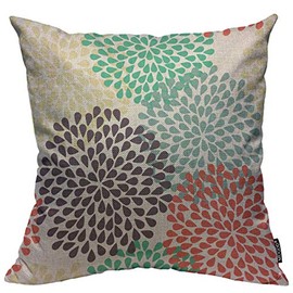 Mugod Throw Pillow Cover Colored Crosses Seamless Pattern Home Decorative Linen Square Pillow Case for Men Women Boy Gilrs Bedroom Livingroom Cushion Cover 18x18 Inch Multicolor Pillowcase