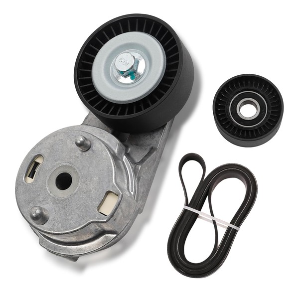 Dasbecan 39269 Serpentine Belt Drive Tensioner Pulley Component Kit Compatible