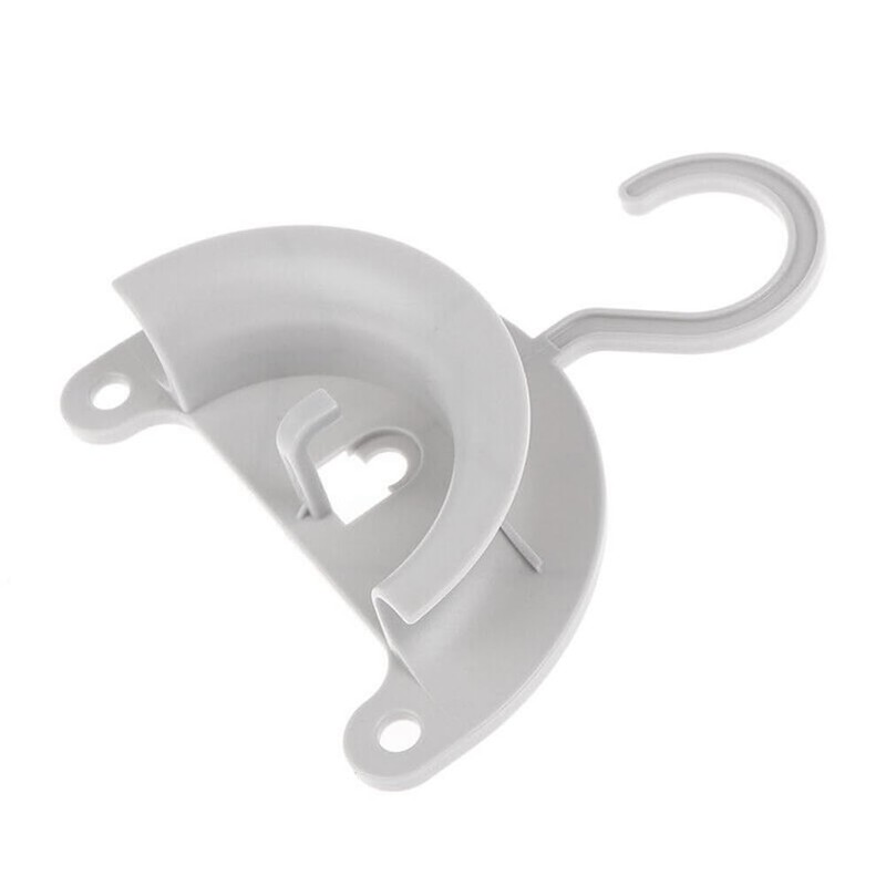 CPAP Hose Holder with Hook Hanger and Suction Cup White