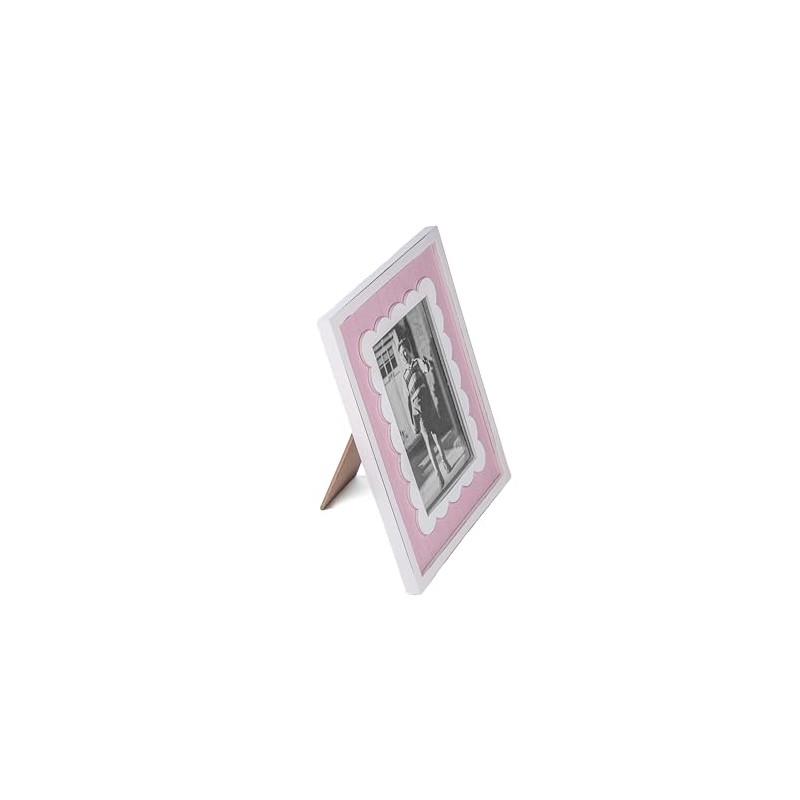 Sass & Belle Scalloped Photo Frame in Pink