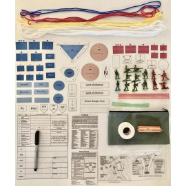 US Army Doctrinal Colors Platoon Terrain Model Kit (TMK) with SMART Cards