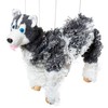 Siberian Husky Dog Marionette Yarn Puppet (Black)
