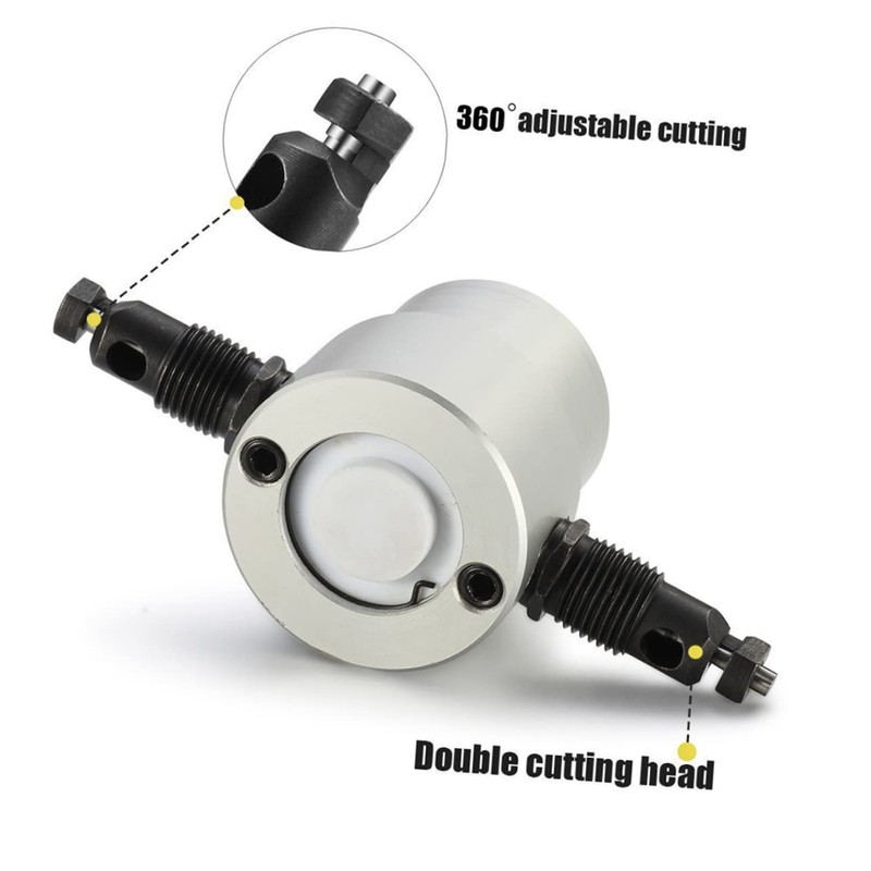 DOITOOL 1pc Double Head Metal Nibbler Cutter Sheet Metal Cutter
